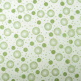 Organza Bedrukt Stippen Groen