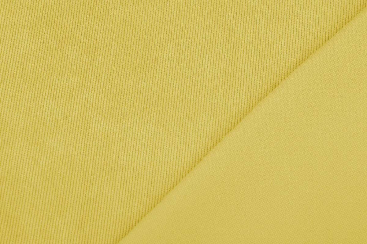 Rib Fabric 16 W Corduroy Yellow