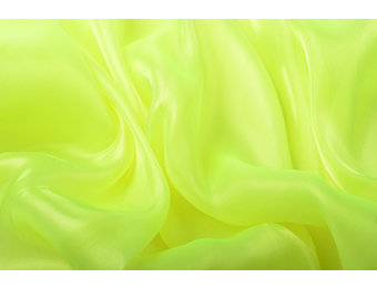 Koreanische Seide Fluor-Limettengrün