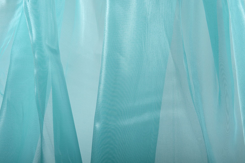 Korean Silk Aqua Sea Green