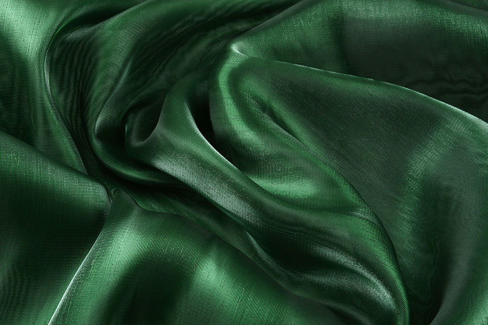Korean Silk Dark Green - YES Fabrics