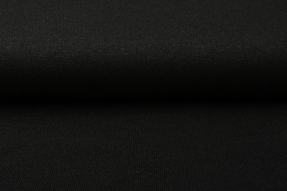 Strickfleece Uni Dunkelgrau