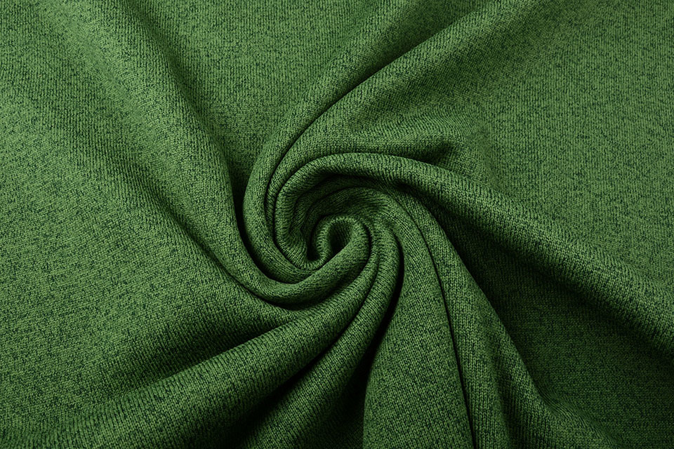 Knitted Fleece 2-Tone Moss Green