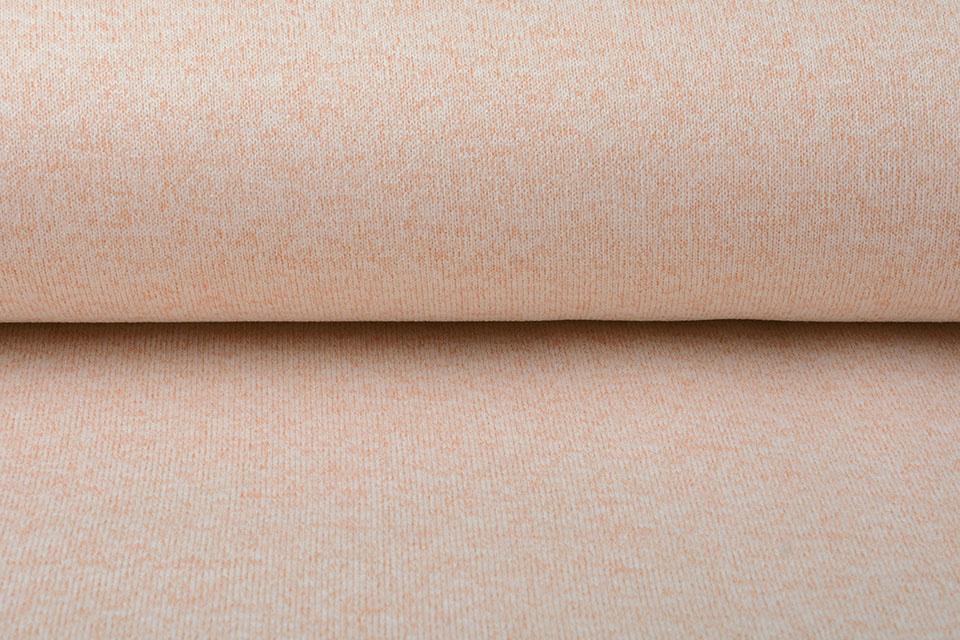 Strickfleece 3-Tone Pfirsich