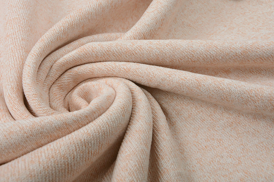 Strickfleece 3-Tone Pfirsich