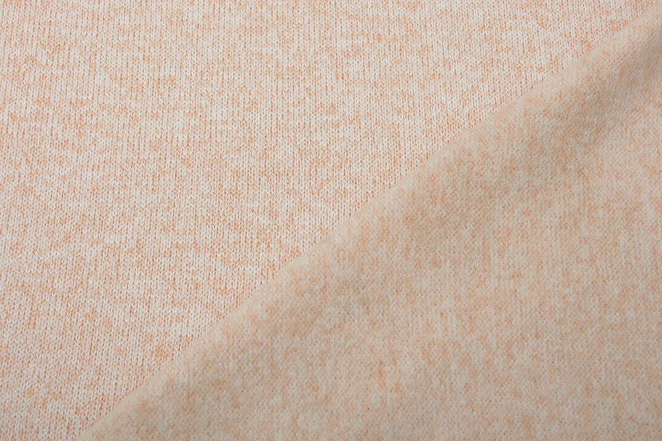Strickfleece 3-Tone Pfirsich