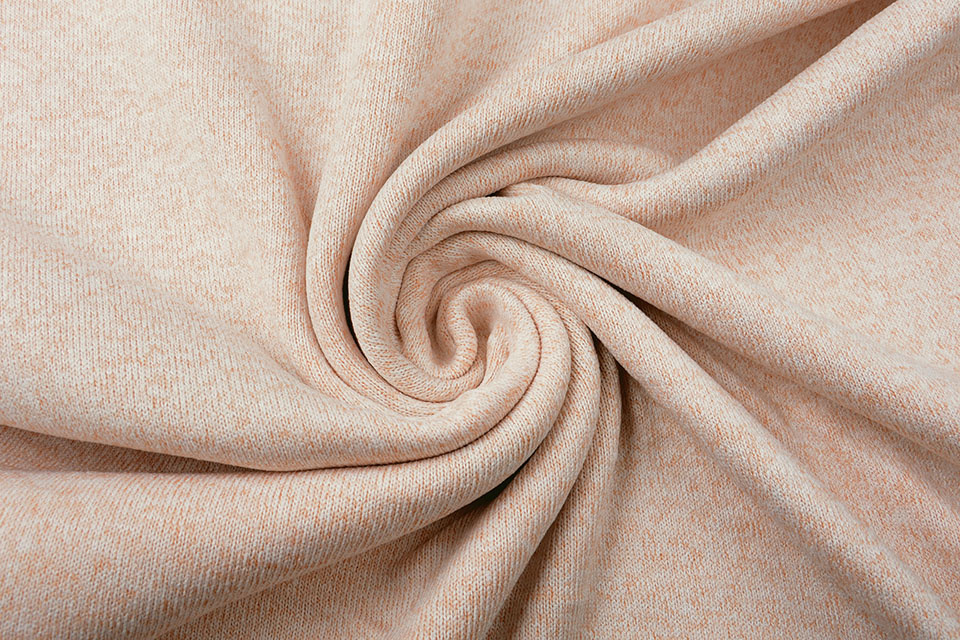 Strickfleece 3-Tone Pfirsich