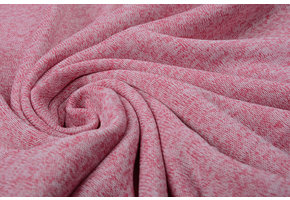 Knitted Fleece 3-Tone Coral Pink