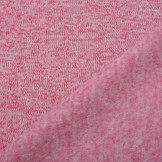 Knitted Fleece 3-Tone Coral Pink