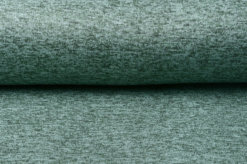 Strickfleece 3-Tone Altgrün