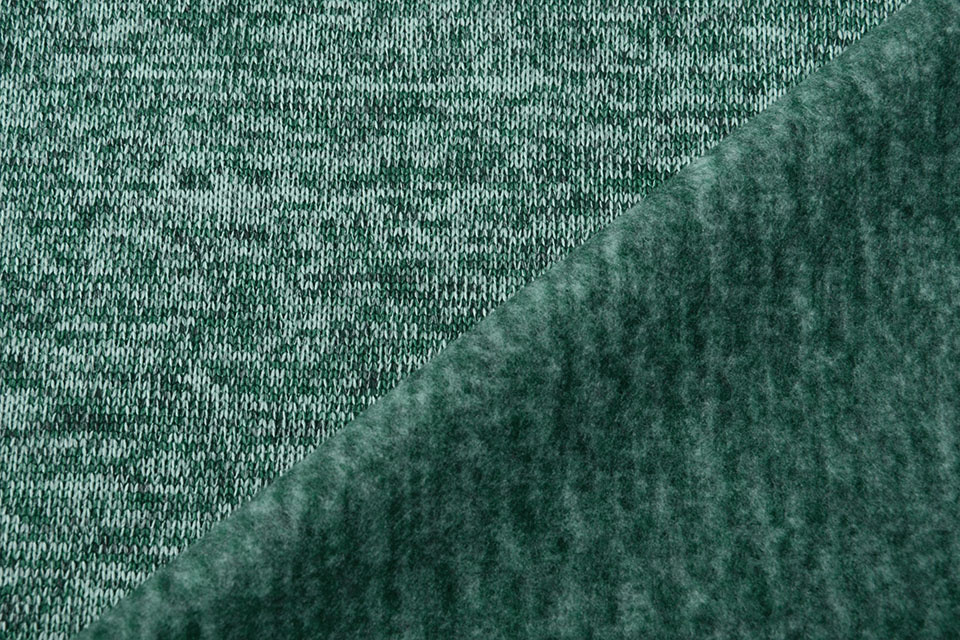 Knitted Fleece 3-Tone Sea Green