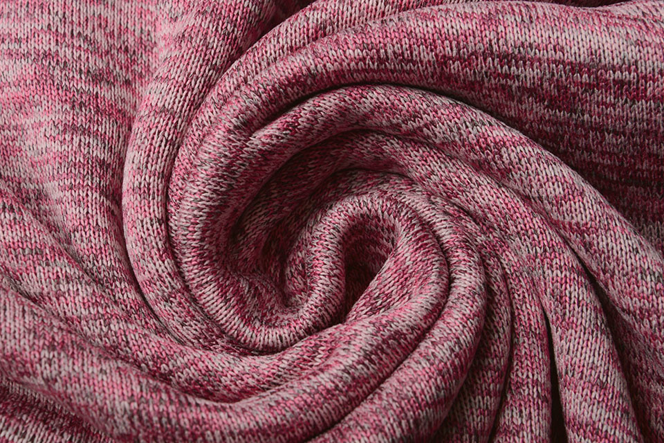 Knitted Fleece 3-Tone Powder Pink