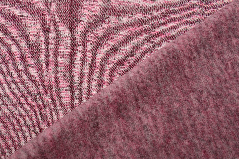 Knitted Fleece 3-Tone Powder Pink