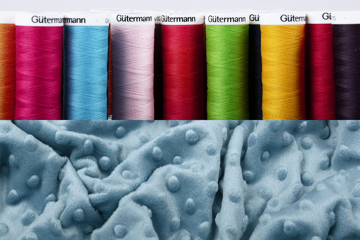 Passendes Gütermann Garn bei Minky Fleece