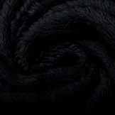 Cotton Curly Teddy Black