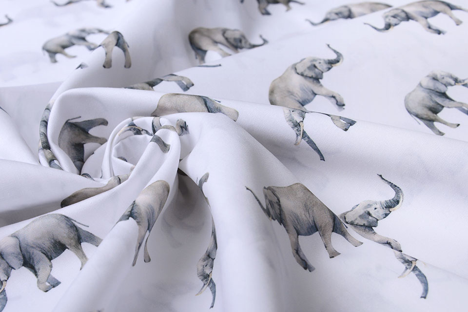 100% Digital Cotton Elephant