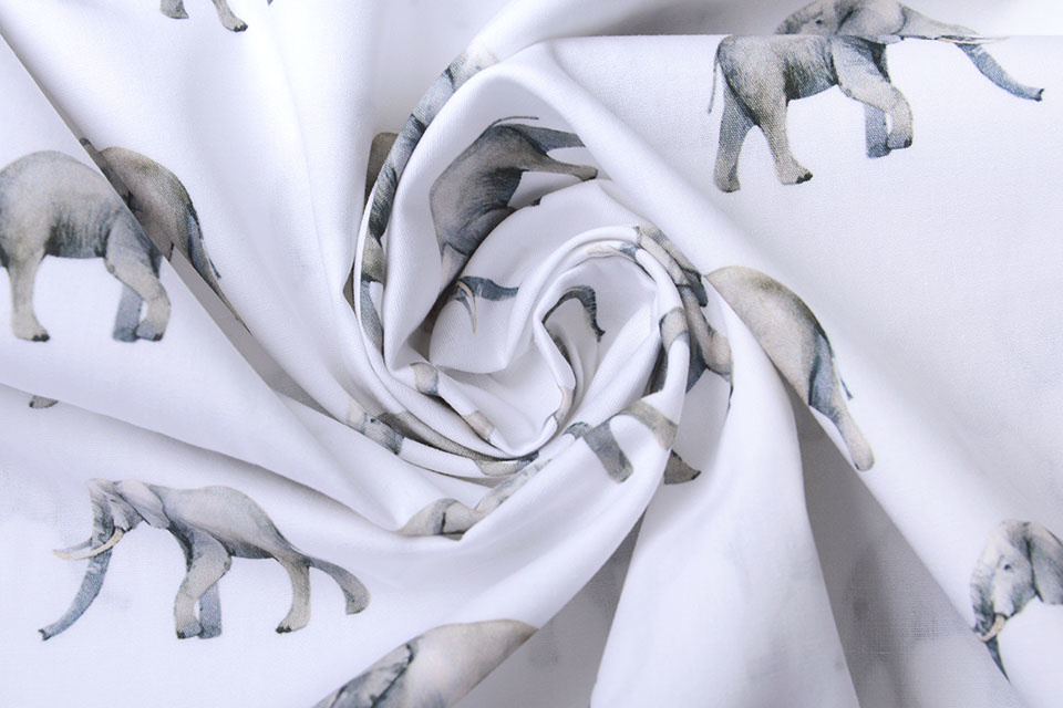 100% Digital Cotton Elephant