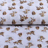 100% Digital Cotton Horses