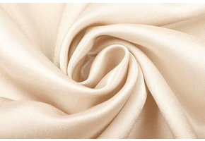 Krepp-Satin Lachs Beige