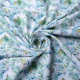 100% Digital Cotton Parrots Hummingbird