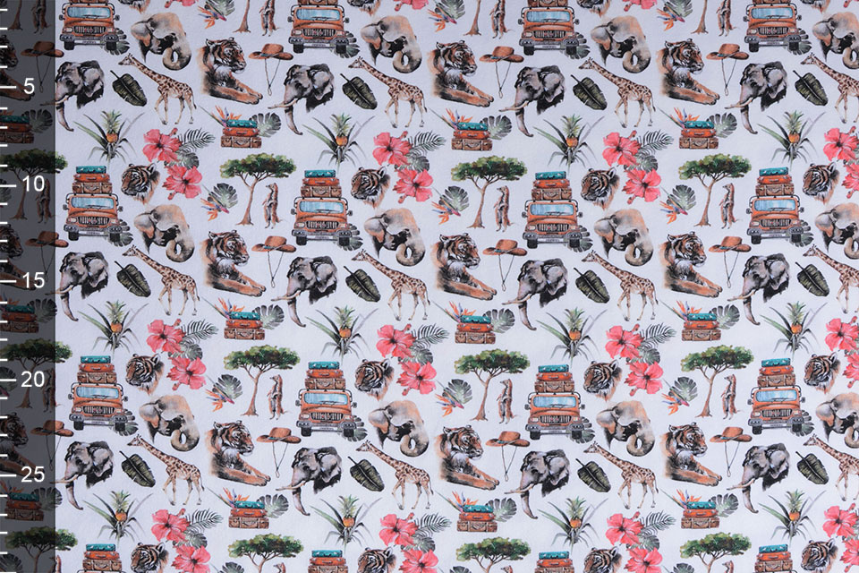 Cotton Jersey Jungle Safari
