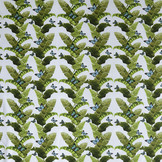 Cotton Jersey Bladeren met Vlinders