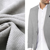 Rib Fabric 8 W Corduroy Light grey
