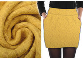 Lined Wool Lace Flower Petals Ocher