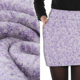 Knitted Woolen Fabric Lanoso Lilac