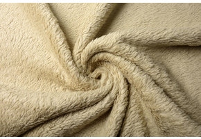 Cotton Curly Teddy Sand