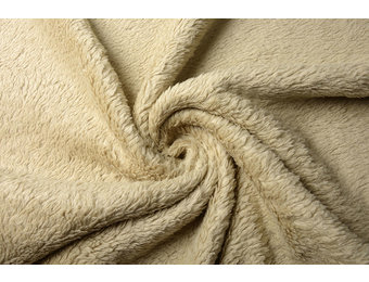 Katoen Teddy Stof Zand