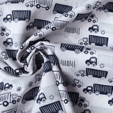 100% Digitaal Katoen Vrachtauto Blauw