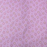 100% Cotton Poppy Flower Pink