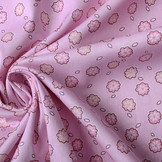 100% Katoen Poppy Bloem Roze