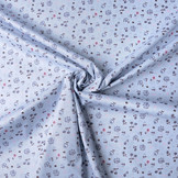 100% Baumwolle Posy Blau-Grau
