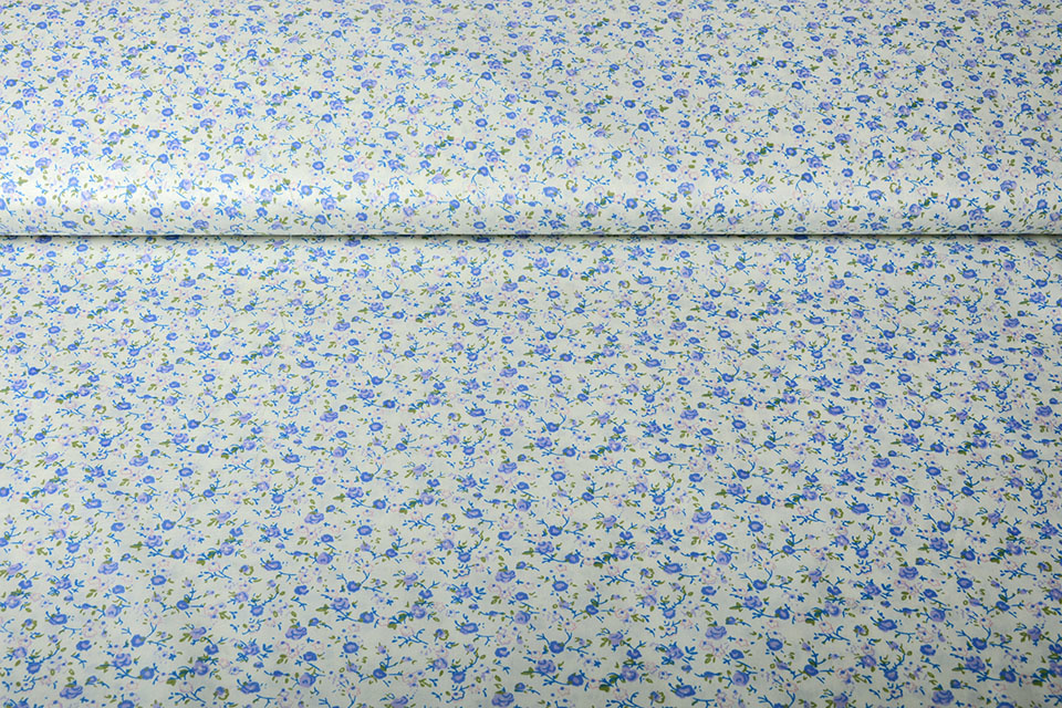 100% Katoen Nova Creme Blauw