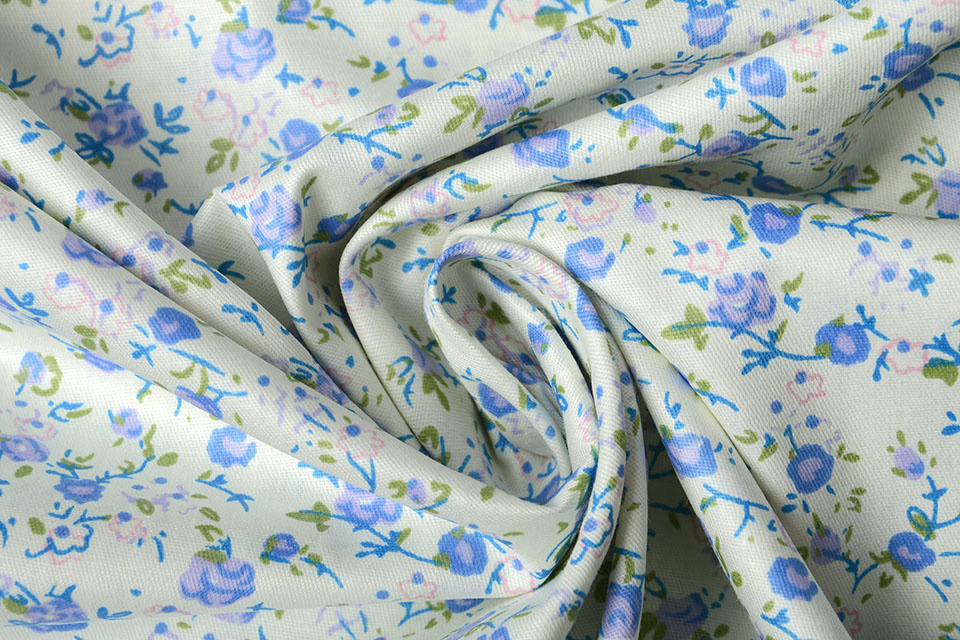 100% Katoen Nova Creme Blauw