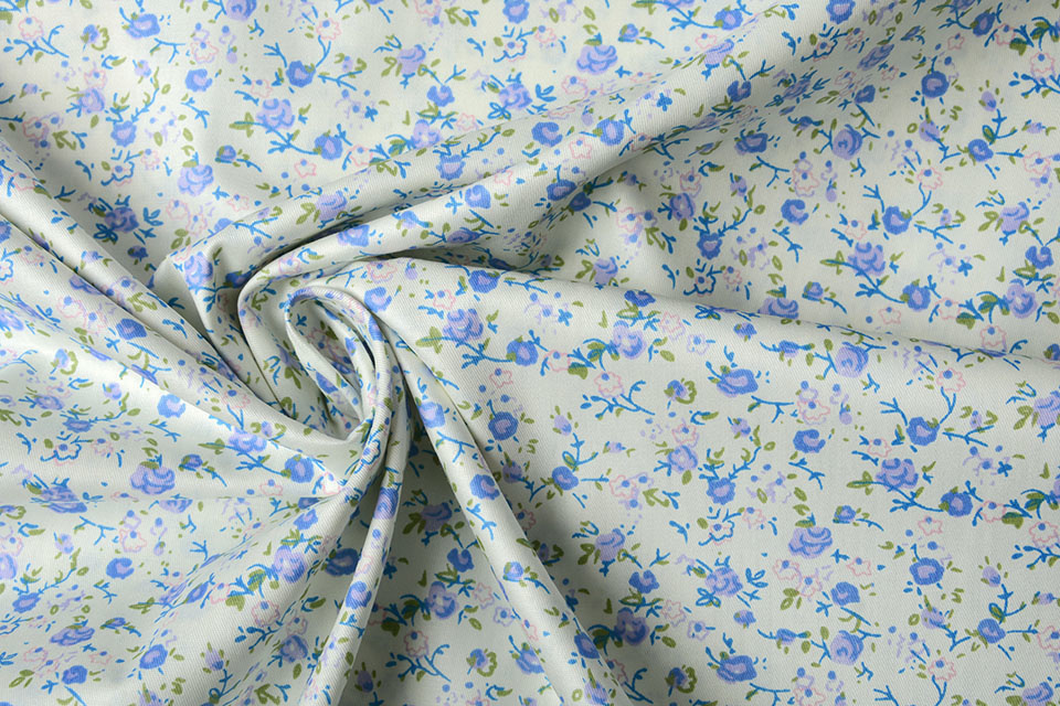 100% Katoen Nova Creme Blauw