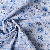 100% Katoen Lipalesa Blauw