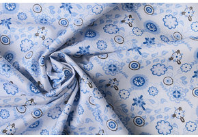 100% Baumwolle Lipalesa Blau