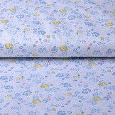 100% Cotton Fleuris Blue