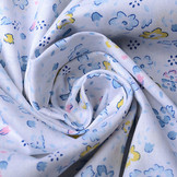100% Cotton Fleuris Blue