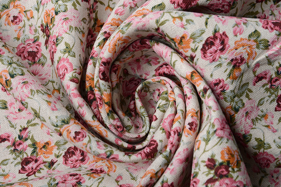 Mixed Linen Valentina Roses