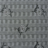 Viscose Stretch Bengaline Bloem Ruit