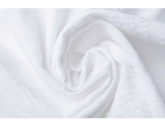 Cotton Viscose Linvi White