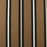 Crepe Printed Lizzy Stripes Mocha Brown