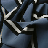 Crepe Printed Lizzy Stripes Jeans