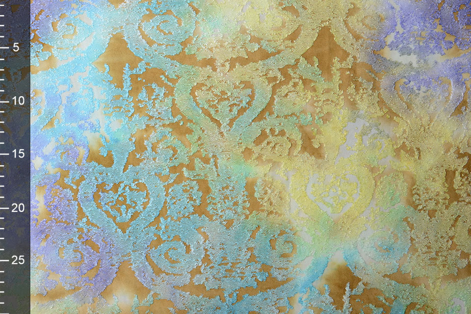 Tricot Viscose Tie Dye Ornament Licht