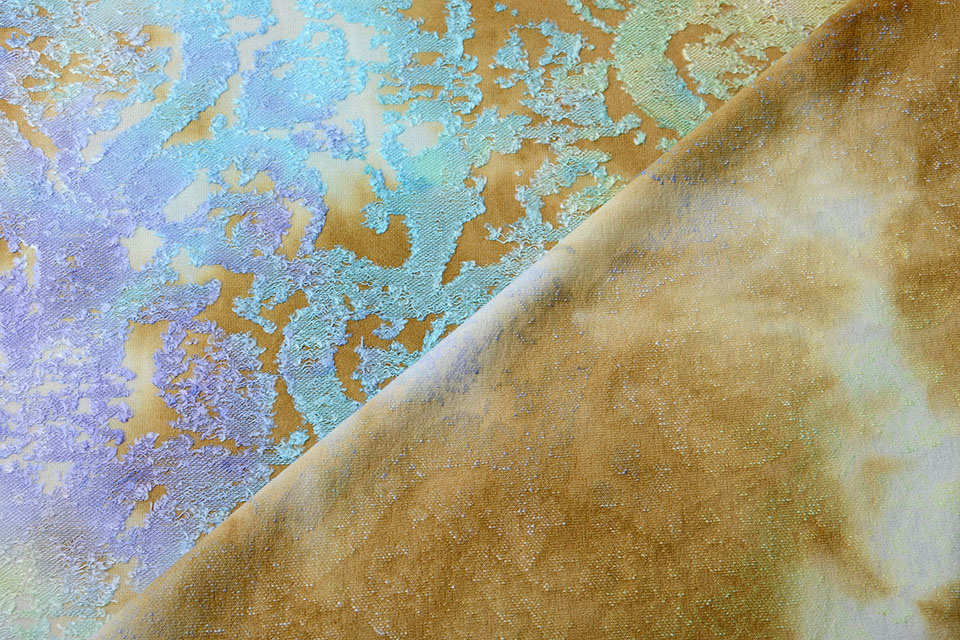 Tricot Viscose Tie Dye Ornament Licht