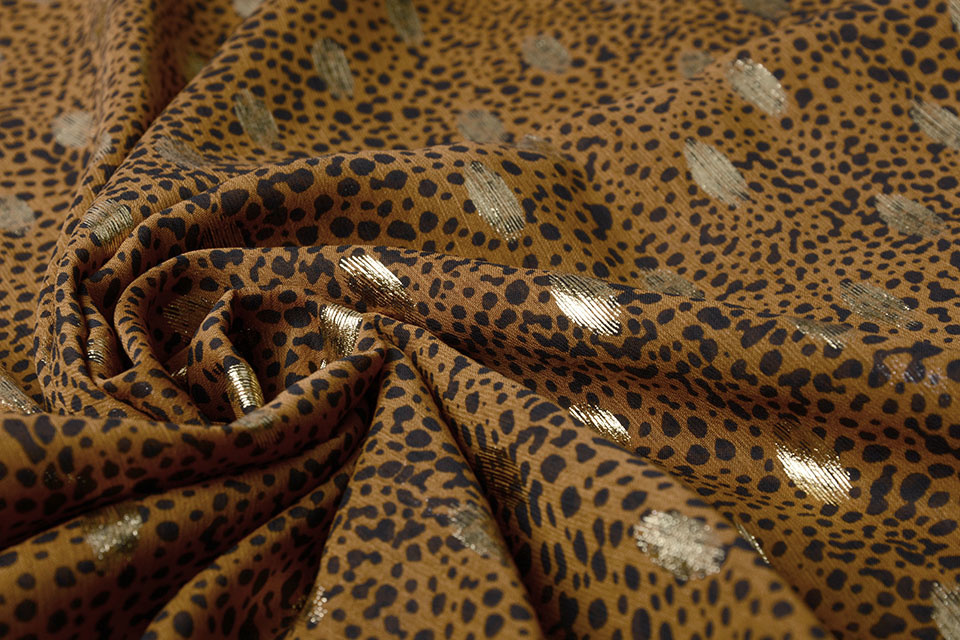 Chiffon Foil Mini Panter Brique